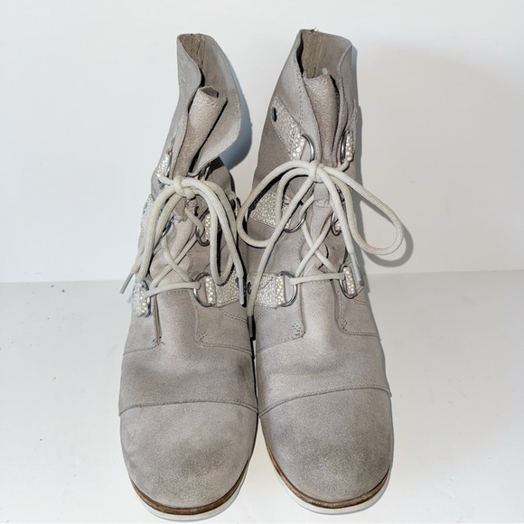 Sorel Joan of Arctic Wedge Mid Boot Women's Dove/White 9.5 - Picture 5 of 13